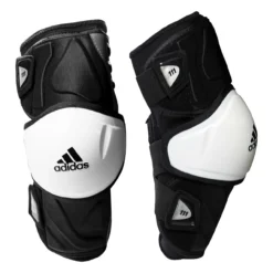 Adidas 111 Senior Lacrosse Arm Guards - Black, White