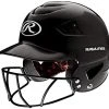 Rawlings Coolflo Baseball Batting Helmet With Facemask