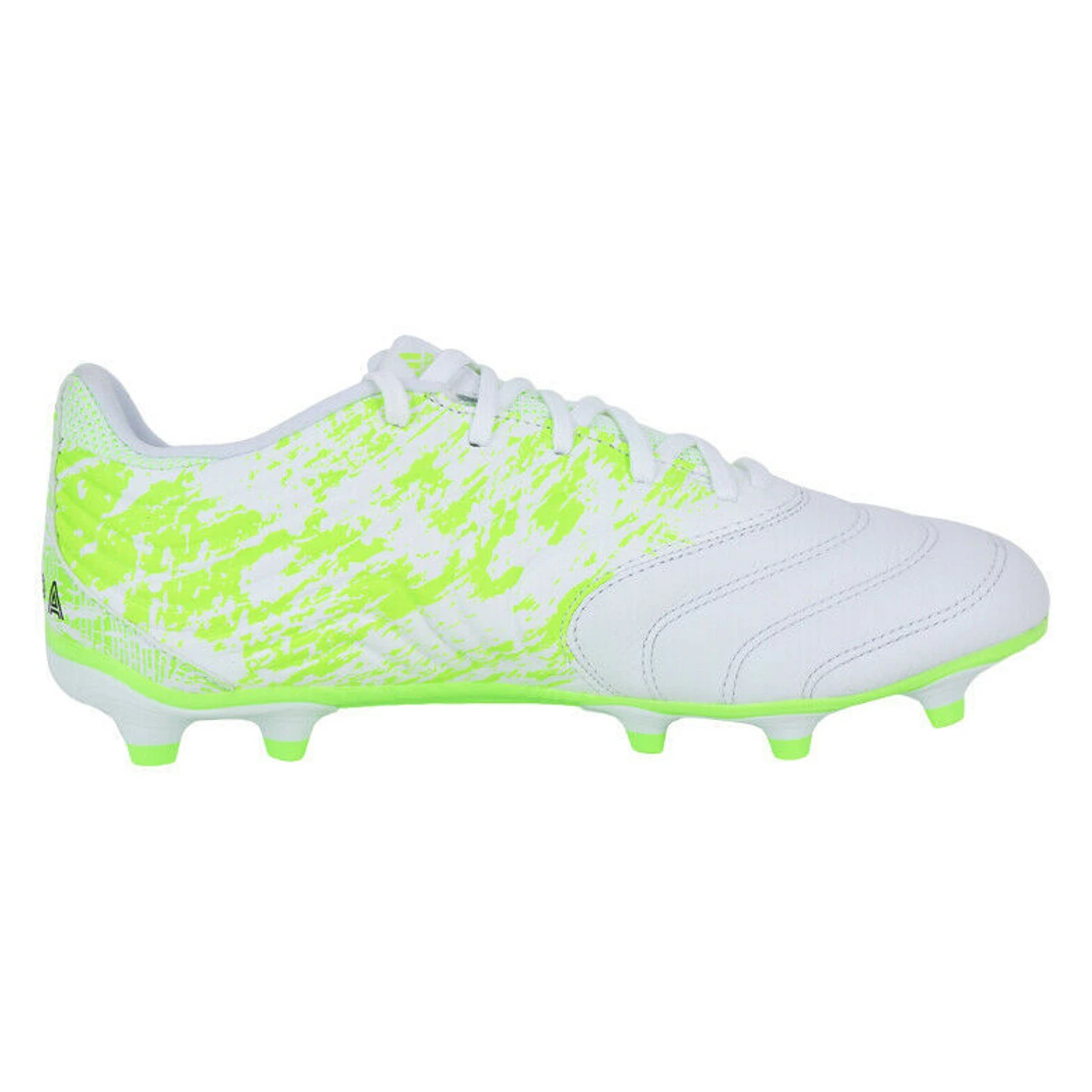 Adidas Copa 20.3 Firm Ground Adult Soccer Cleats G28553 - Cloud White / Core Black / Signal Green 6 Adidas Copa 20.3 Firm Ground Adult Soccer Cleats G28553 - Cloud White / Core Black / Signal Green - Image 6