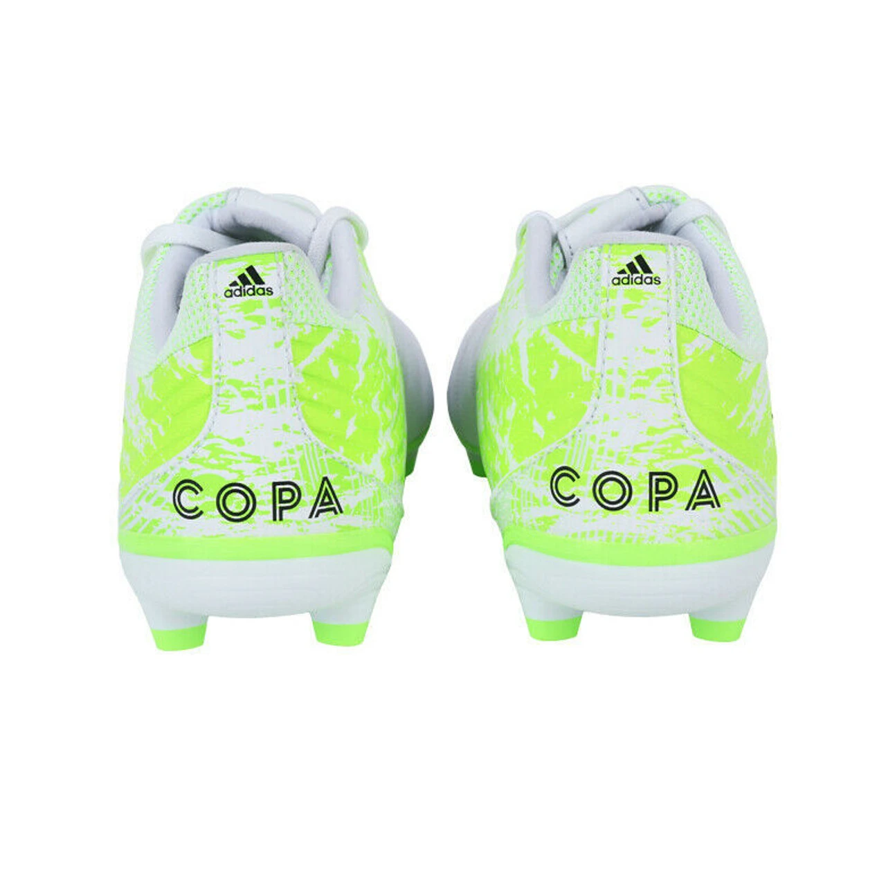 Adidas Copa 20.3 Firm Ground Adult Soccer Cleats G28553 - Cloud White / Core Black / Signal Green 7 Adidas Copa 20.3 Firm Ground Adult Soccer Cleats G28553 - Cloud White / Core Black / Signal Green - Image 7
