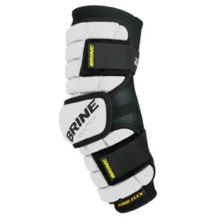 Brine Clutch Senior Lacrosse Arm Guards - Various Colors -Ball Sports Equipment Discount Store Arm Guard White 65799.1583334798