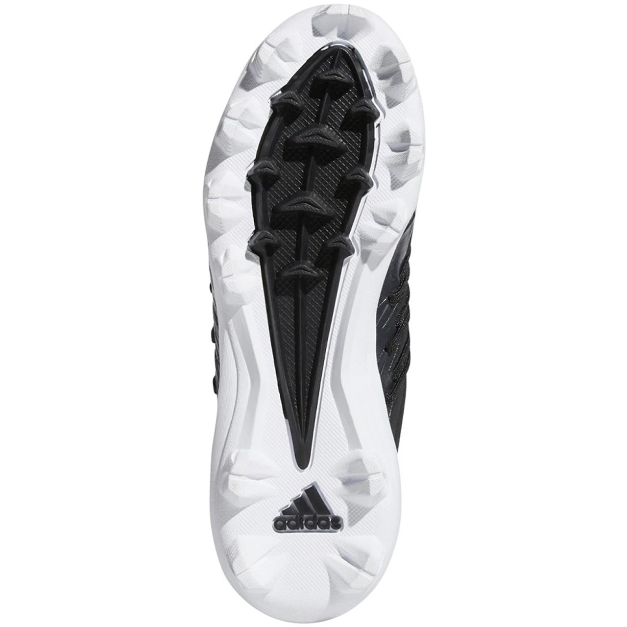 Adidas Afterburner 6 MD Youth Baseball Cleats DB3107 - Black, White, Carbon 3 Adidas Afterburner 6 MD Youth Baseball Cleats DB3107 - Black, White, Carbon - Image 3