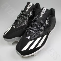 Adidas Dual Threat 2 Mens Baseball Cleats F37751 - Black, White, Silver -Ball Sports Equipment Discount Store DualThreat6 53117.1551284995