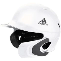 Adidas C-Flap Baseball Batting Helmet - White