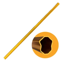 Brine F22 Flip Lacrosse Attack Shaft 30" - Vegas Gold