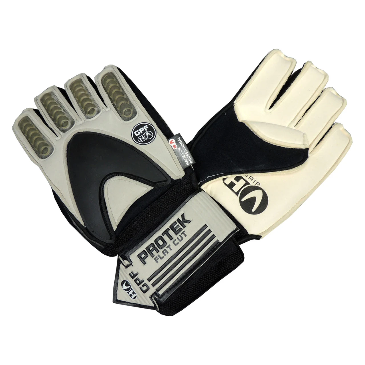 Ho Keeper Protek Negative Soccer Goalie Gloves - Black, Gray 4 Ho Keeper Protek Negative Soccer Goalie Gloves - Black, Gray - Image 4