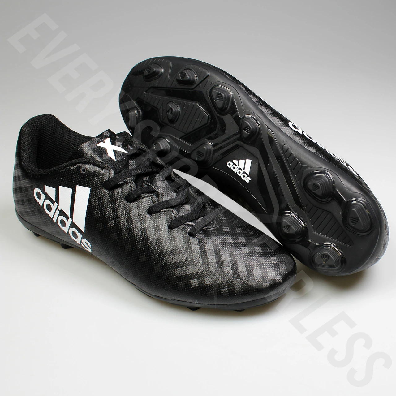 Adidas X 16.4 FxG Junior Soccer Cleats BB1045 - Black, White 5 Adidas X 16.4 FxG Junior Soccer Cleats BB1045 - Black, White - Image 5