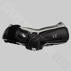 STX Stallion 500 Senior Lacrosse Arm Guards - Black -Ball Sports Equipment Discount Store IMG 6153 58389.1551284651