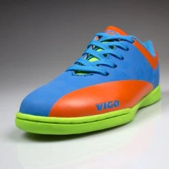 Vizari Vigo Youth Indoor Soccer Cleats - Blue, Orange, Green -Ball Sports Equipment Discount Store IMG 6732 67640.1518211480