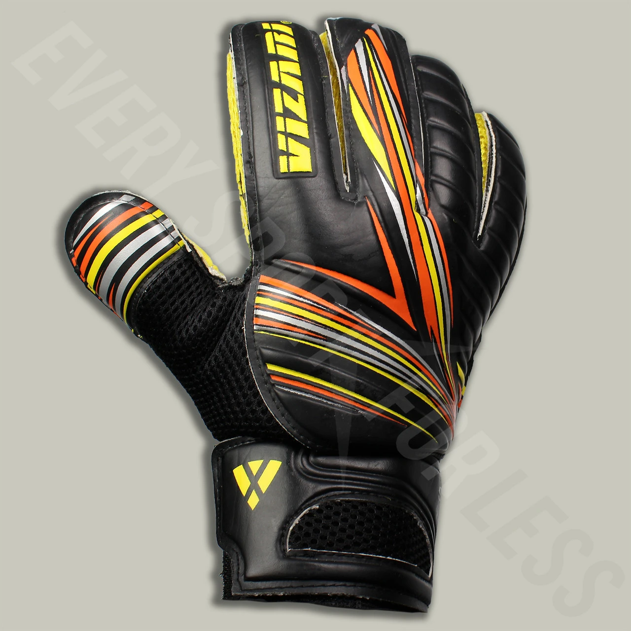 Vizari Supra FRF Soccer Goalkeeper Gloves - Black, Yellow 3 Vizari Supra FRF Soccer Goalkeeper Gloves - Black, Yellow - Image 3