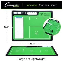 Champion XL 2-Sided Lacrosse Coaches Board - 16" X 12" X 1" -Ball Sports Equipment Discount Store Lax XL 3 82071.1640621084