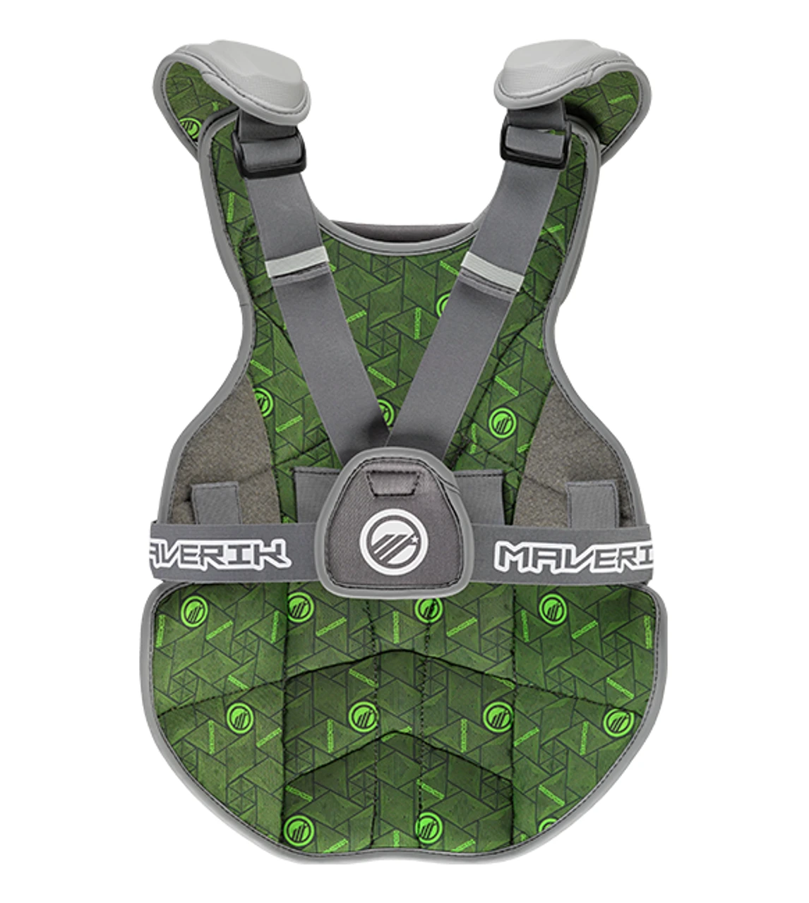 Maverik MX EKG 2023 Lacrosse Goalie Chest Pads - Grey 2 Maverik MX EKG 2023 Lacrosse Goalie Chest Pads - Grey - Image 2