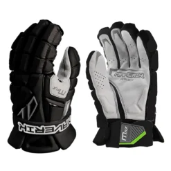 Maverik MAX Senior Lacrosse Gloves - Black