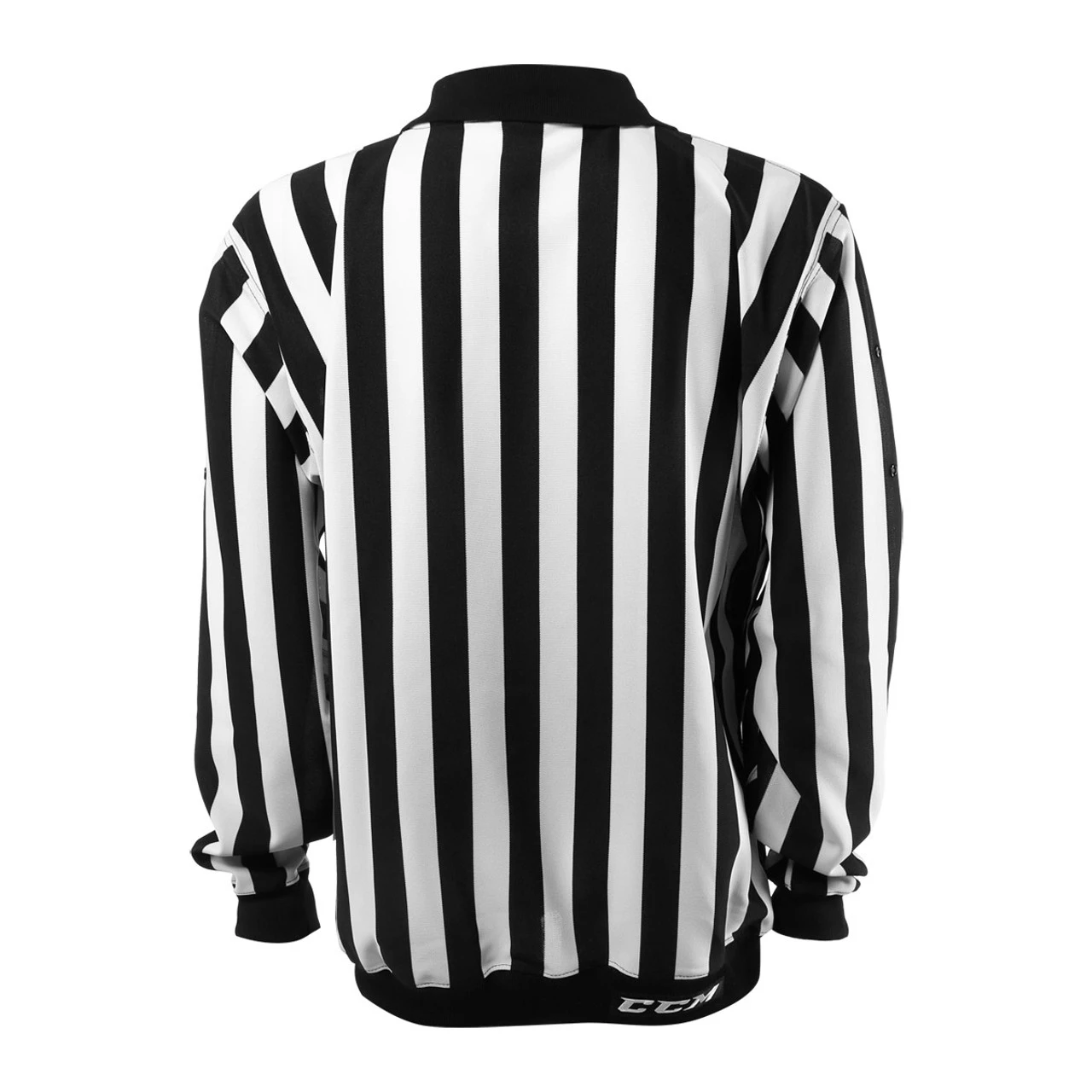 CCM PRO 150 Senior Hockey Referee Shirt - Black, White 2 CCM PRO 150 Senior Hockey Referee Shirt - Black, White - Image 2