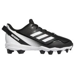 Adidas Icon 7 Mid Youth Baseball Cleats S23919 - Black, White
