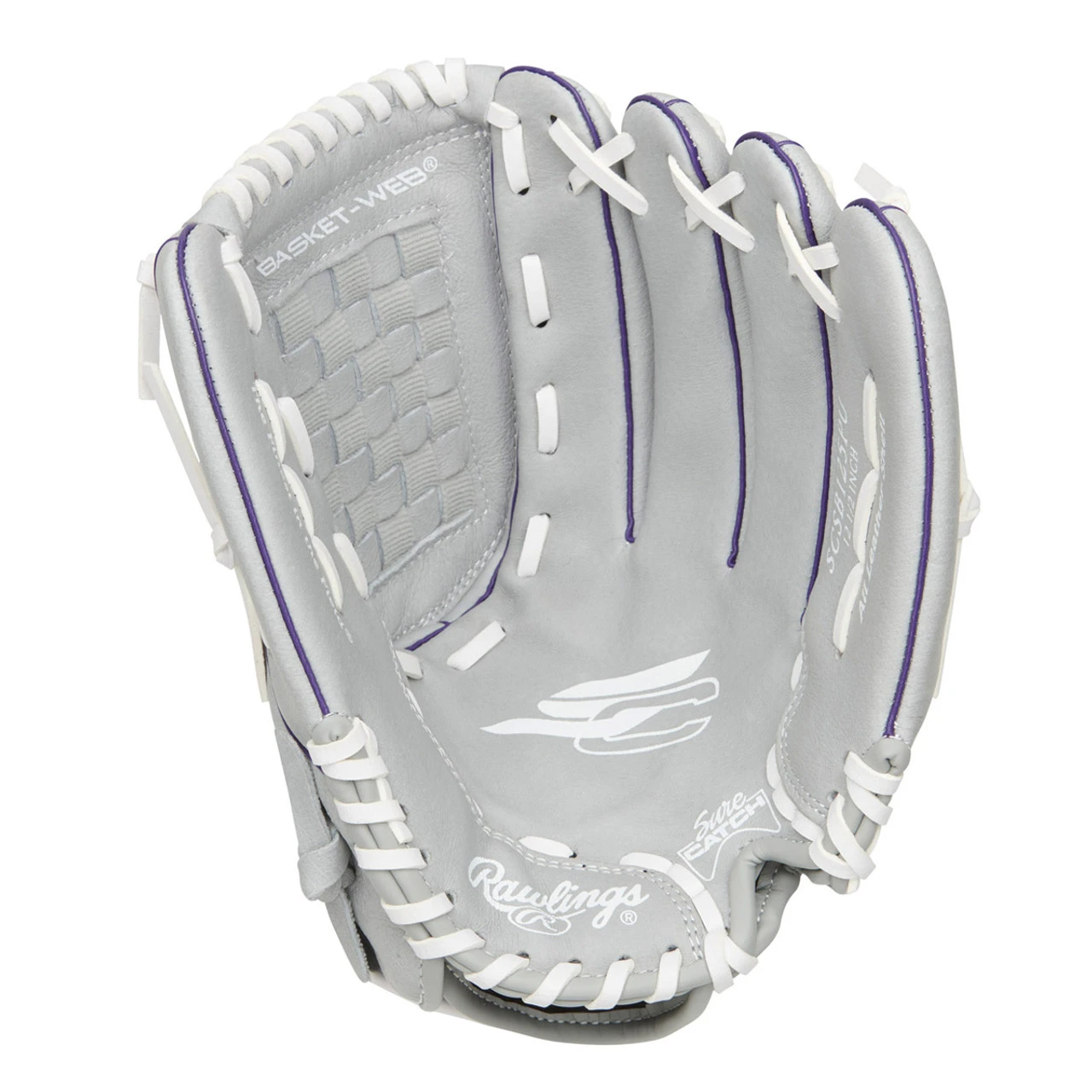 Rawlings Sure Catch SCSB125PU 12.5" Youth Fastpitch Softball Glove - RH Throw 2 Rawlings Sure Catch SCSB125PU 12.5" Youth Fastpitch Softball Glove - RH Throw - Image 2