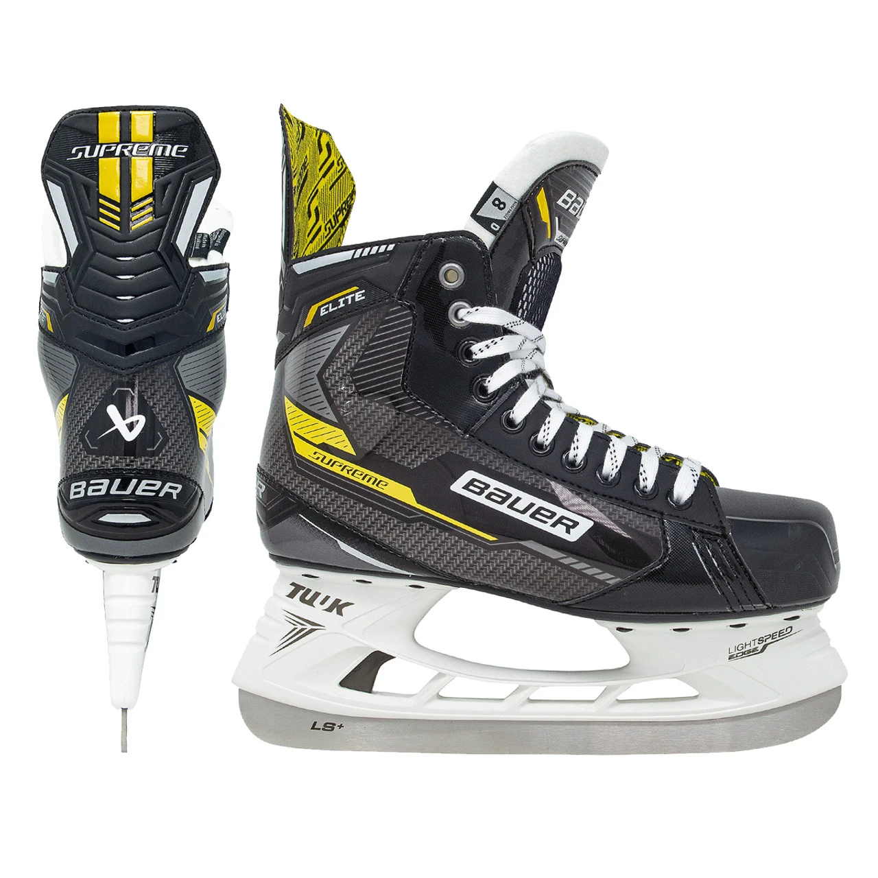 Bauer S22 Supreme Elite Senior SMU Ice Hockey Skates 1 Bauer S22 Supreme Elite Senior SMU Ice Hockey Skates
