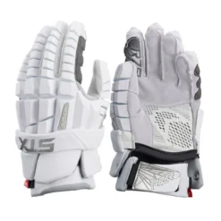 STX Surgeon RZR Senior Lacrosse Gloves - White