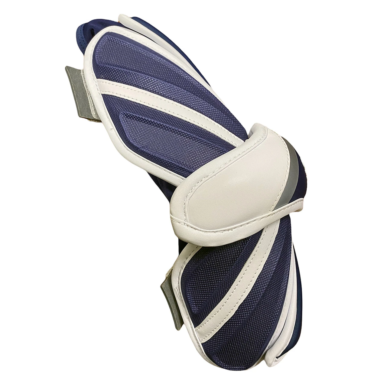 Brine King V Lacrosse Arm Guards - Navy/White 4 Brine King V Lacrosse Arm Guards - Navy/White - Image 4