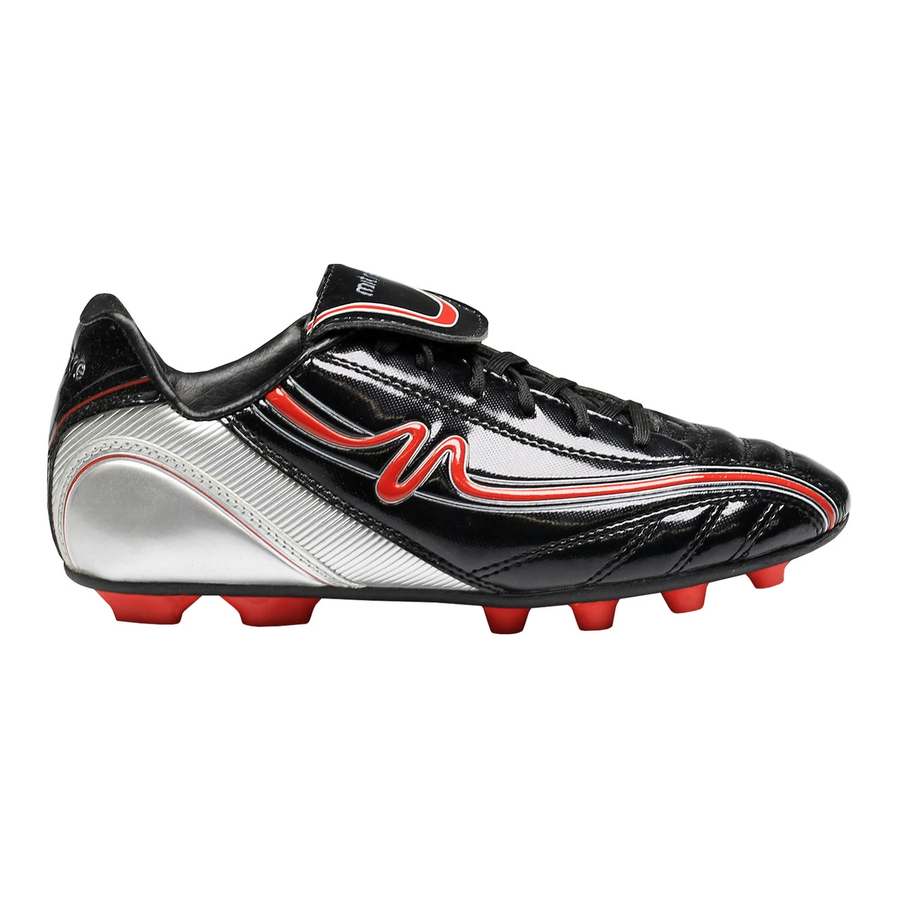 Mitre Valhalla II Junior Soccer Cleats - Black, Red 1 Mitre Valhalla II Junior Soccer Cleats - Black, Red