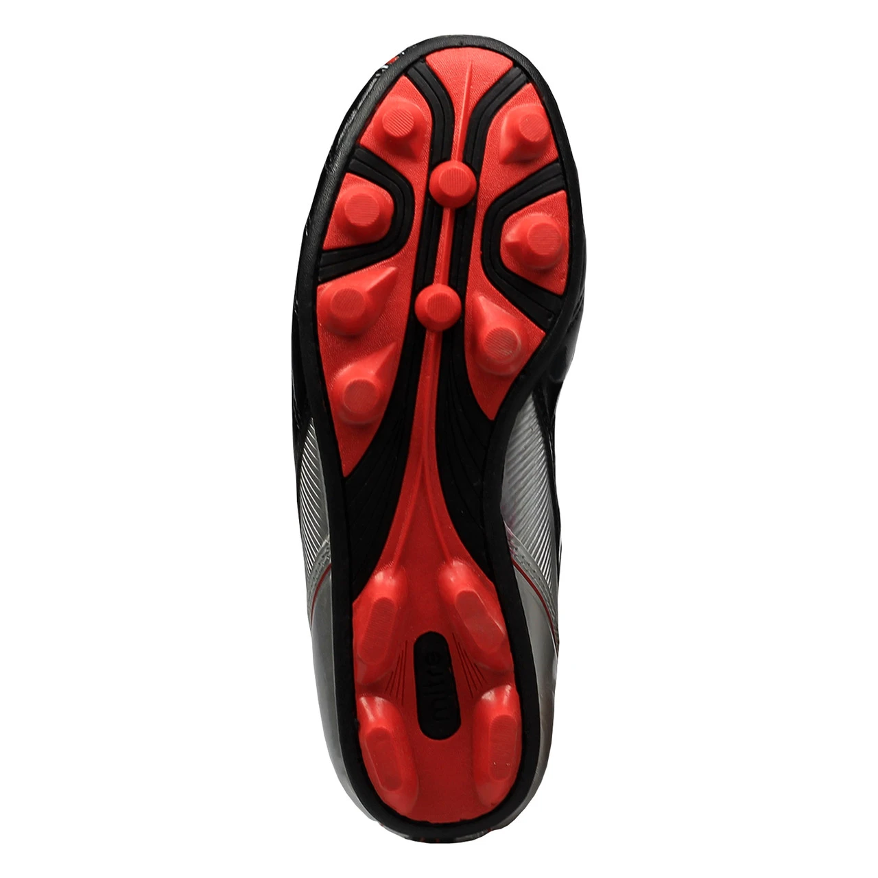 Mitre Valhalla II Junior Soccer Cleats - Black, Red 3 Mitre Valhalla II Junior Soccer Cleats - Black, Red - Image 3