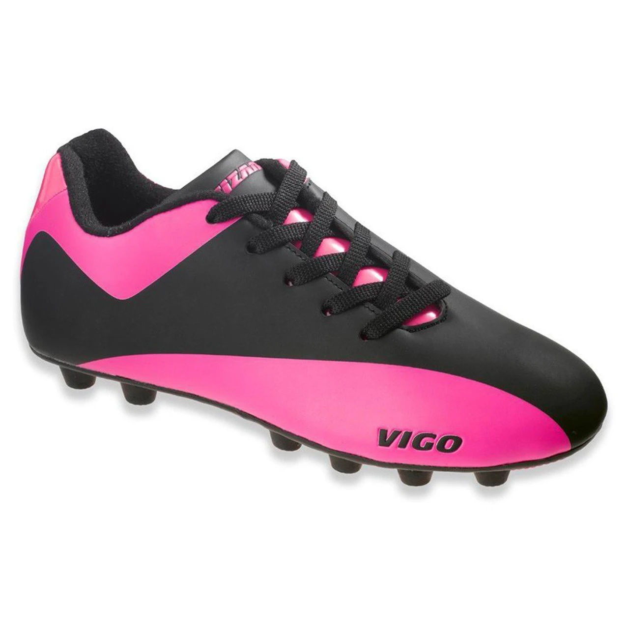 Vizari Vigo FG Junior Soccer Cleats - Black, Pink 1 Vizari Vigo FG Junior Soccer Cleats - Black, Pink