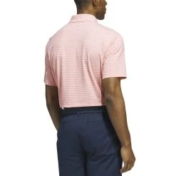 Adidas 2023 Go-To Stripe Polo -Ball Sports Equipment Discount Store adidas 2023 go to stripe polo coral fusion back itempicture