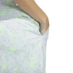 Adidas Women's Essentials Jacquard Skort -Ball Sports Equipment Discount Store adidas 2023 womens essentials jacquard skort white lucid lemon detail1 itempicture