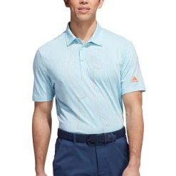 Adidas Course Map Polo -Ball Sports Equipment Discount Store adidas course map polo bliss blue front itempicture