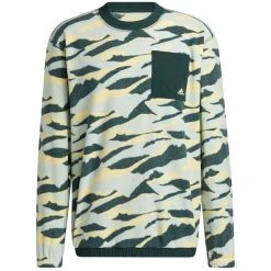Adidas Texture Print Crewneck 13 Adidas Texture Print Crewneck -Ball Sports Equipment Discount Store adidas fw22 texture print crewneck linen green hero itempicture