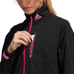 Adidas Women's RAIN.RDY Jacket -Ball Sports Equipment Discount Store adidas fw22 womens rain rdy jacket black pocket detail itempicture