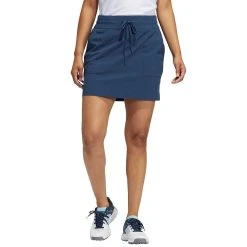 Adidas S21 Women's Go-To 16-inch Skort -Ball Sports Equipment Discount Store adidas s21 womens go to 16 inch skort crew navy on model itempicture