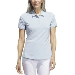Adidas 2021 Women's Ultimate365 Solid Polo -Ball Sports Equipment Discount Store adidas s21 womens ultimate365 solid short sleeve polo wonder blue model itempicture