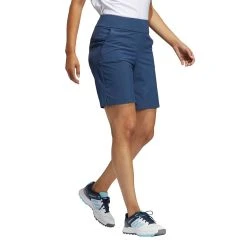Adidas Women's 8.5 Inch Modern Bermuda Shorts -Ball Sports Equipment Discount Store adidas ss21 womens 8 5 inch modern bermuda shorts crew navy model