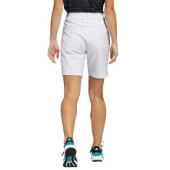 Adidas Women's Solid 7 Inch Shorts -Ball Sports Equipment Discount Store adidas ss22 womens solid 7 inch shorts white back itempicture