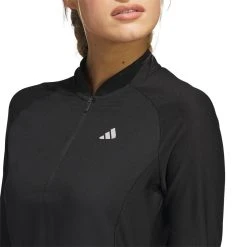 Adidas Women's Long Sleeve Golf Dress -Ball Sports Equipment Discount Store adidas ss23 womens long sleeve golf dress black detail2 itempicture