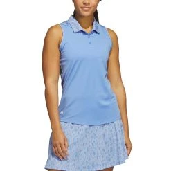Adidas Women's Ultimate365 Printed Sleeveless Polo
