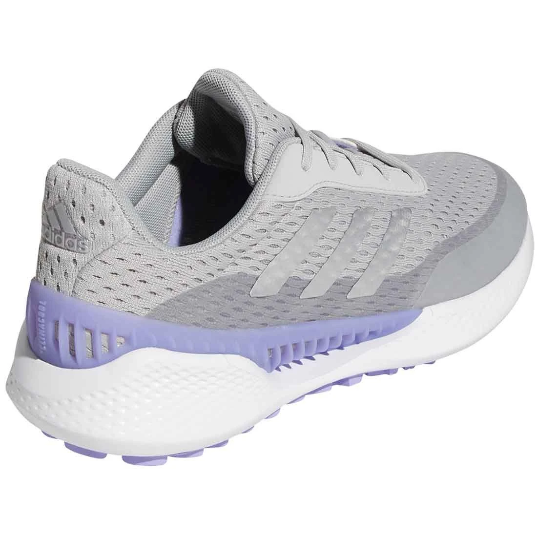Adidas Women's Summervent Golf Shoes Grey Two/Silver/Light Purple 4 Adidas Women's Summervent Golf Shoes Grey Two/Silver/Light Purple - Image 4