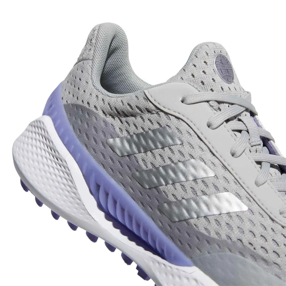 Adidas Women's Summervent Golf Shoes Grey Two/Silver/Light Purple 6 Adidas Women's Summervent Golf Shoes Grey Two/Silver/Light Purple - Image 6