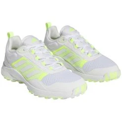 Adidas Women's Zoysia Golf Shoes White/Lucid Lemon -Ball Sports Equipment Discount Store adidas womens zoysia golf shoes white lucid lemon front itempicture