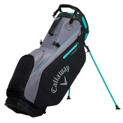 Callaway 2023 Fairway 14 Stand Bag -Ball Sports Equipment Discount Store callaway 2023 fairway 14 stand bag charcoal black plaid teal itempicture