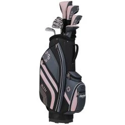 Cleveland Women's Bloom Complete Set 26 Cleveland Women's Bloom Complete Set -Ball Sports Equipment Discount Store cleveland 2023 womens bloom complete set black pink headcovers itempicture
