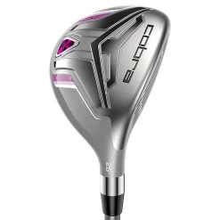 Cobra Women's Fly-XL Complete Set Silver/Plum W/ Stand Bag -Ball Sports Equipment Discount Store cobra womens fly xl set silver plum hybrid