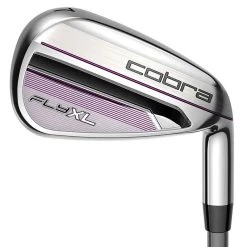 Cobra Women's Fly-XL Complete Set Silver/Plum W/ Stand Bag -Ball Sports Equipment Discount Store cobra womens fly xl set silver plum iron