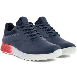 Ecco Women's S-Three Golf Shoes Marine/Hibiscus -Ball Sports Equipment Discount Store ecco womens s three golf shoes marine hibiscus pair itempicture