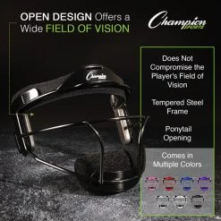 Champion Sports Youth Softball Fielder's Face Mask - Various Colors -Ball Sports Equipment Discount Store fmy series enhanced2 l 55712.1663611789