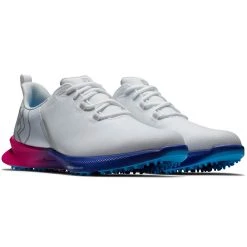 FootJoy Fuel Sport Golf Shoes White/Pink -Ball Sports Equipment Discount Store footjoy fuel sport golf shoes white pink 55455 pair itempicture