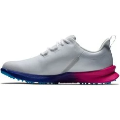 FootJoy Fuel Sport Golf Shoes White/Pink -Ball Sports Equipment Discount Store footjoy fuel sport golf shoes white pink 55455 side itempicture