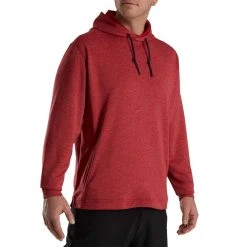 FootJoy Lightweight Hoodie 10 FootJoy Lightweight Hoodie -Ball Sports Equipment Discount Store footjoy lightweight hoodie heather crimson front itempicture
