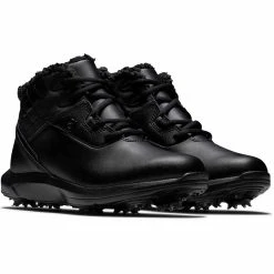 FootJoy Women's Stormwalker Golf Boots Black -Ball Sports Equipment Discount Store footjoy womens stormwalker golf boots 98831 black pair itempicture
